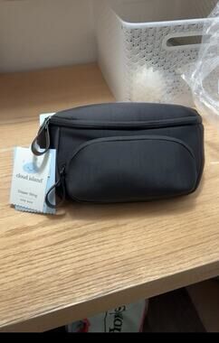 Cloud Island Diaper Sling Bag | Black | With Baby Changing Mat